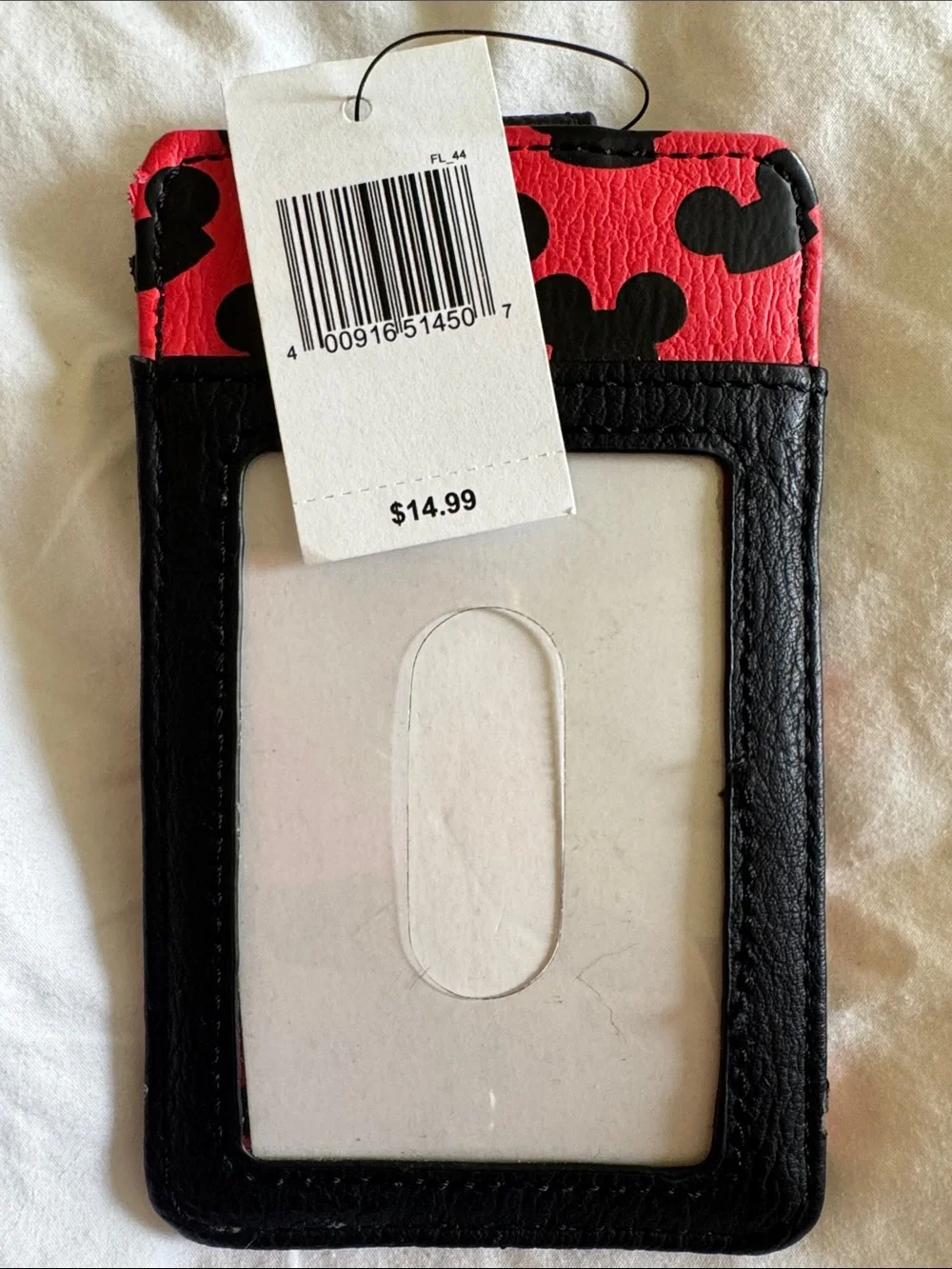 Disney Black & Red Mickey Mouse Card Sleeve